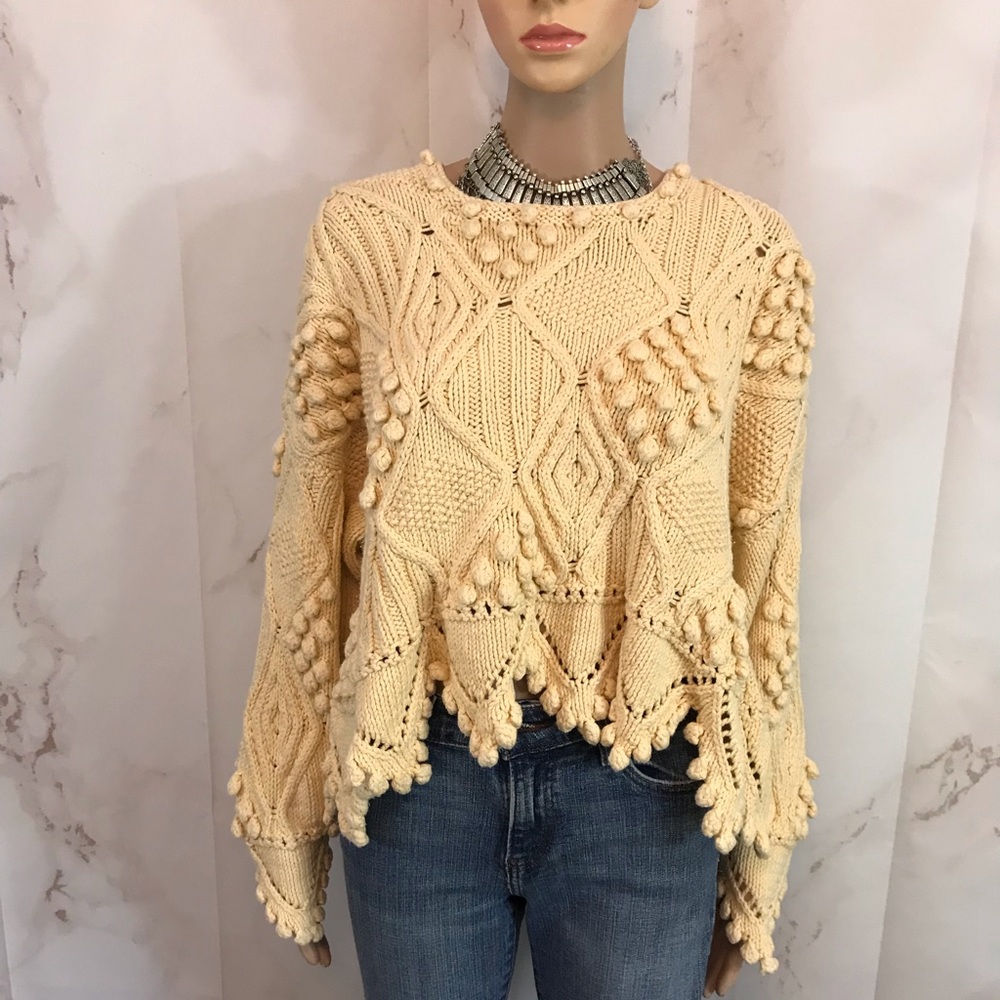 Vintage Knit Popover Sweater